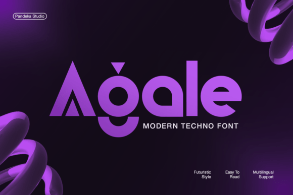 Agale: A Modern Font for Business Branding