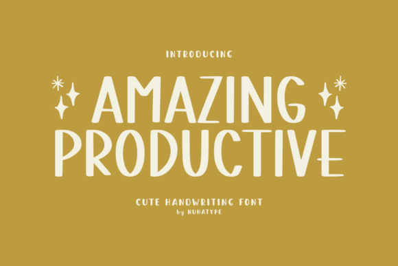 Amazing Productive Font for Web Design