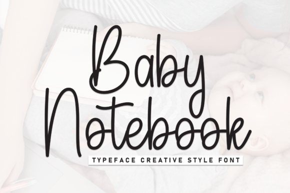 Baby Notebook Font for Creative Design