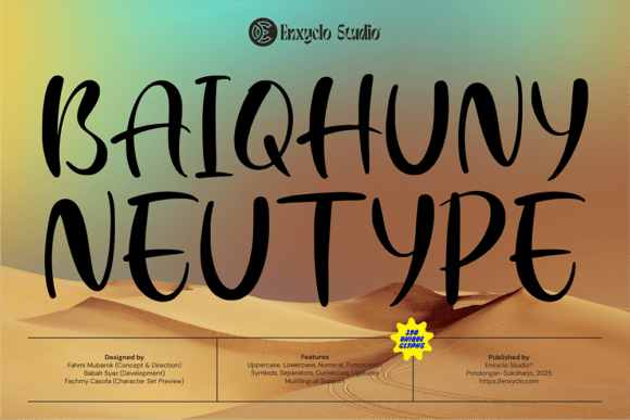 Baiqhuny: A Vibrant Handwritten Font