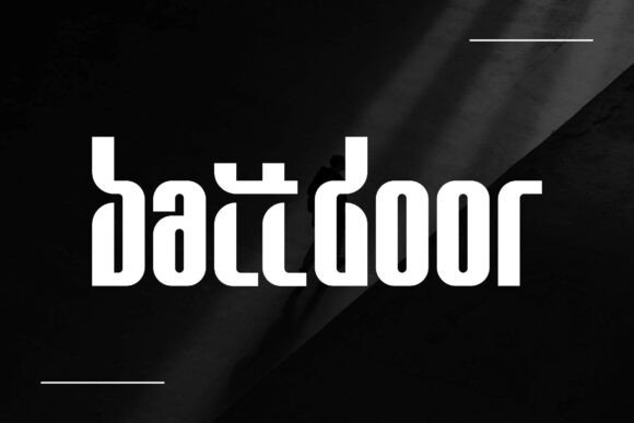 Battdoor Font: Sleek & Expressive