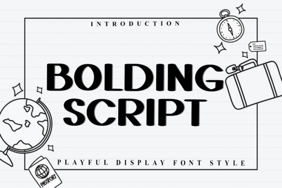 Bolding Script Font for Creative Campaigns