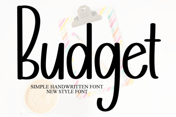 Budget Font for Web Design