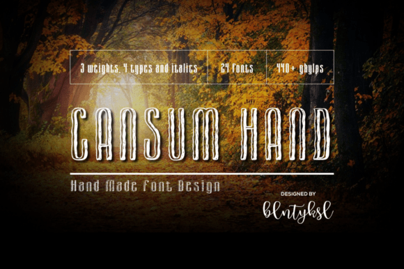 Cansum Hand Font Review