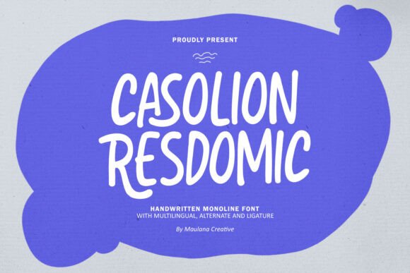Casolion Resdomic Font