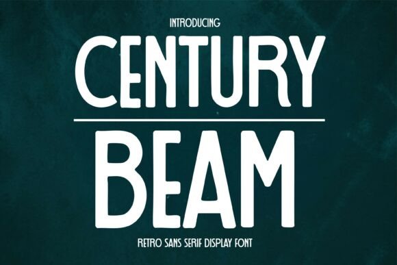 Century Beam Font for Web Design