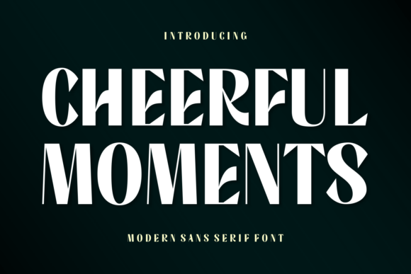 Cheerful Moments Font for Branding