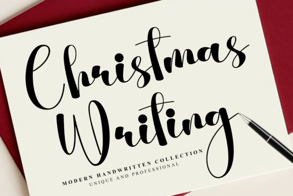 Christmas Writing Font for Web Design