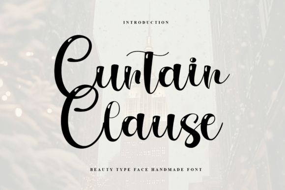Curtain Clause Font for Bold Web Design