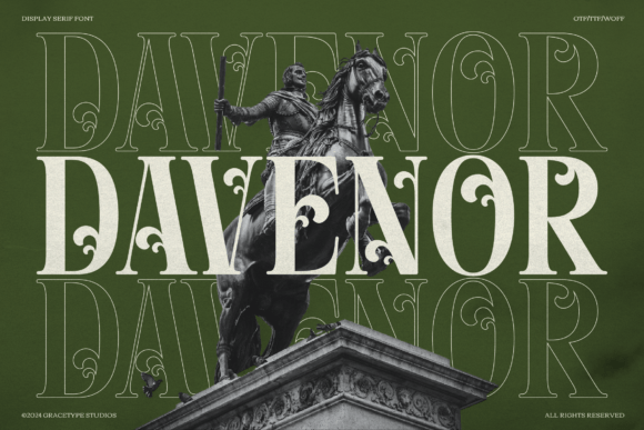 Davenor Font: Regal Elegance for Digital Design
