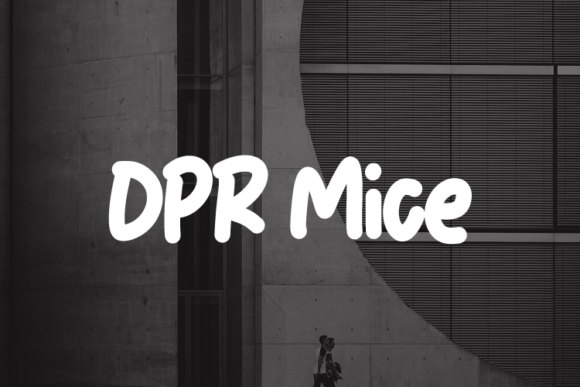 Dpr Mice Font Review