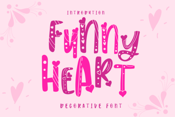 Funny Heart Font for Creative Design