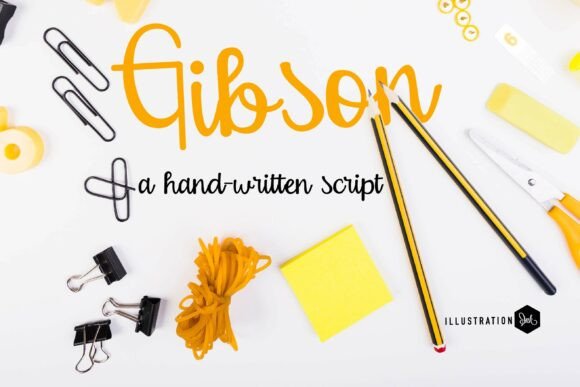 Gibson Font for Editorial Design