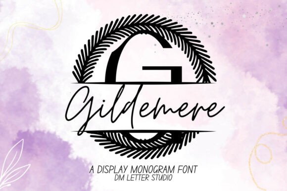 Gildemere Monogram Font