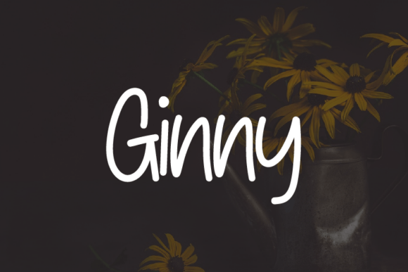 Ginny Font: Warm, Handwritten Style for Campaigns