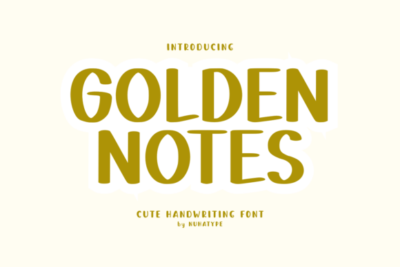 Golden Notes Font Review