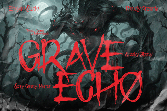 Grave Echo Font for Bold Design