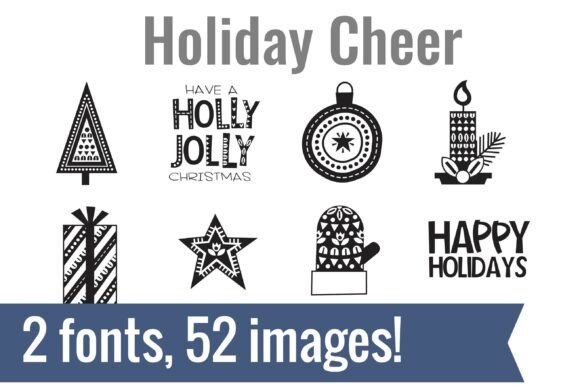 Holiday Cheer Dingbats Font