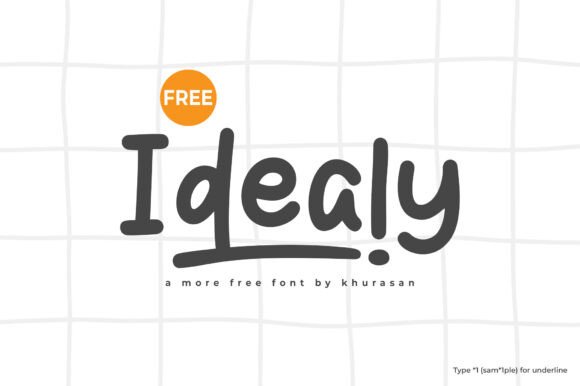 Idealy: A Modern Script Font