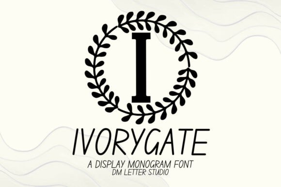 Ivorygate Monogram Font for Elegant Branding