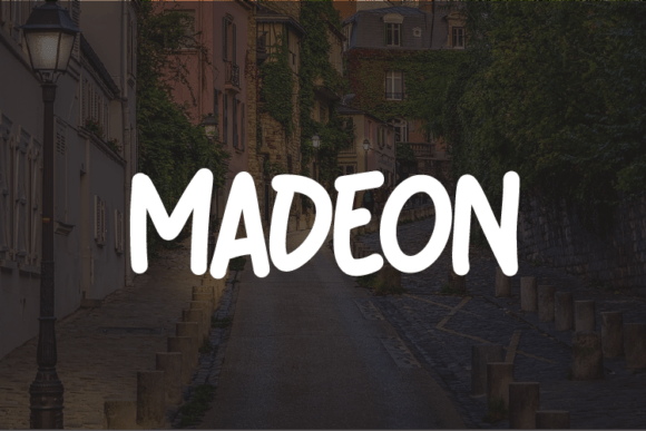 Madeon Font for Creative Projects