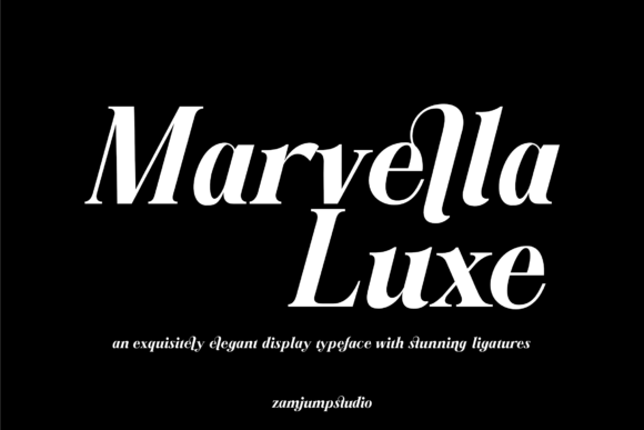 Marvella Luxe Font for Elegant Web Design