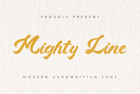 Mighty Line Font for Creative Campaigns