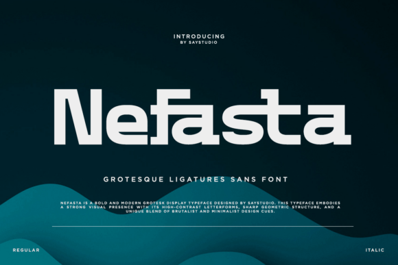 Nefasta: A Bold Font for Business Branding