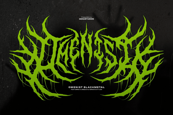 Omenist Font: Dark, Daring, and Unapologetic