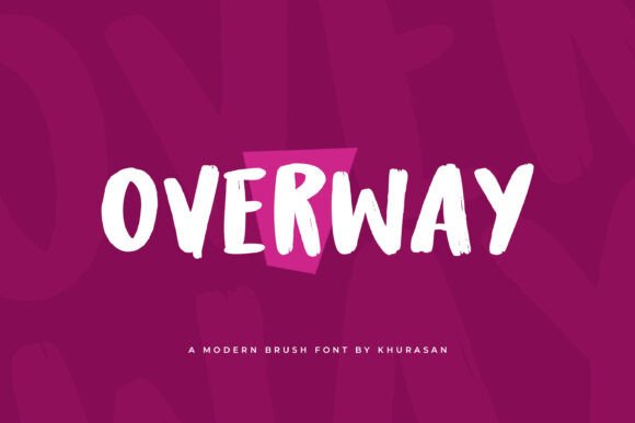 Overway Font for Creative Design