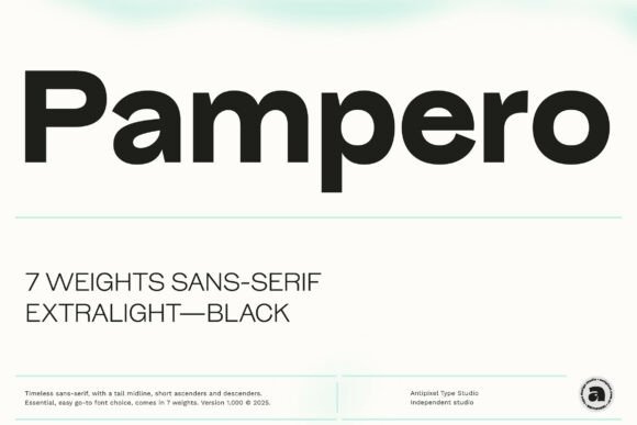 Pampero: A Font for Business Clarity