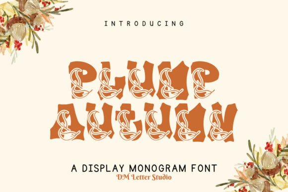 Plump Autumn Font for Creative Projects