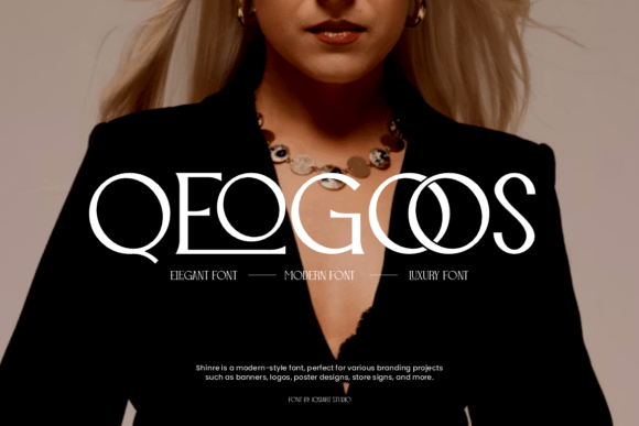 Qeogoos Font for Creative Makers