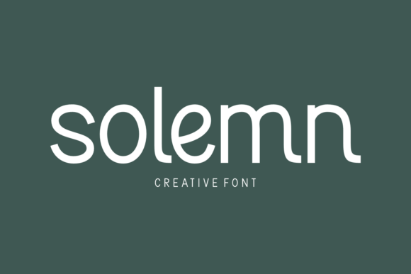 Solemn Font for Creative Makers