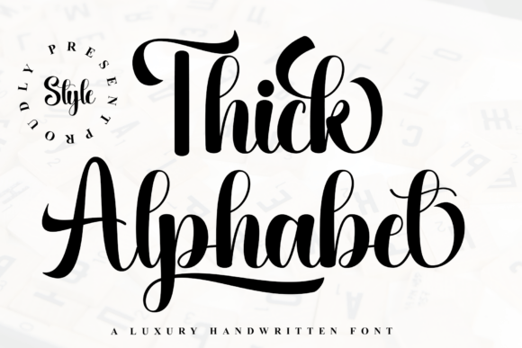 Thick Alphabet Font Review