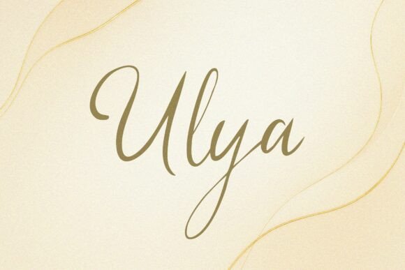 Ulya Font for Creative Campaigns