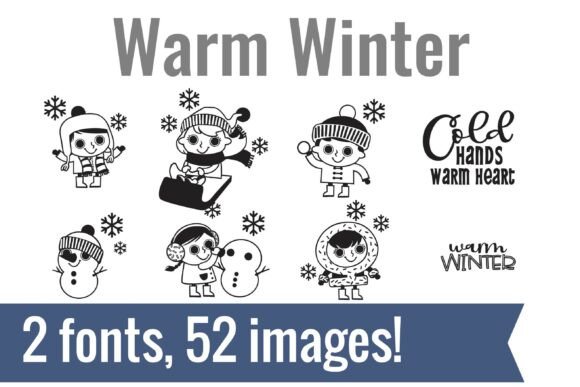 Warm Winter Dingbats Font