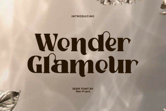 Wonder Glamour Font for Bold Branding