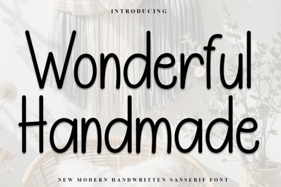 Wonderful Handmade Font