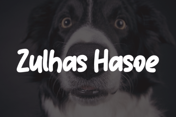 Zulhas Hasoe Font for Creative Projects